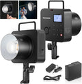 NEEWER Q4 400Ws 2.4G TTL Outdoor Studio Flash Strobe (New Look) Compatible with Godox, 1/8000 HSS 2800mAh Photography Monolight 30W Modeling Lamp/400 Full Power Flash/0.01-1.2s Recycle/Bowens Mount