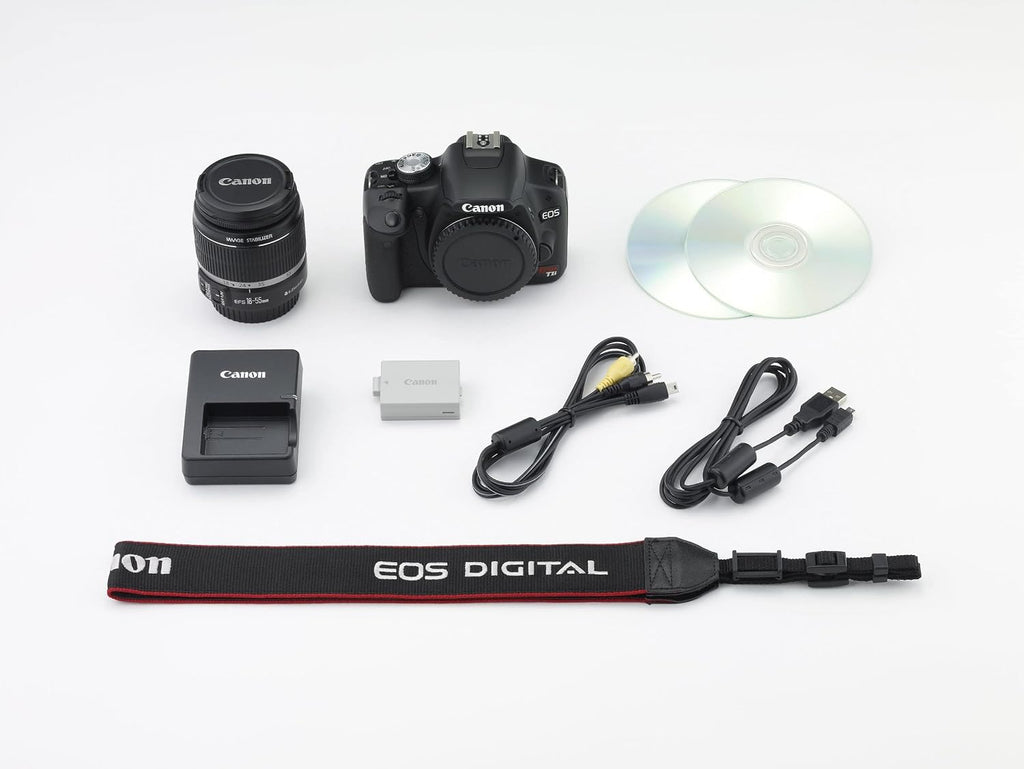 Canon EOS Rebel T1i 15.1 MP CMOS Digital SLR Camera with 3-Inch LCD and EF-S 18-55mm f/3.5-5.6 IS Lens (Renewed)