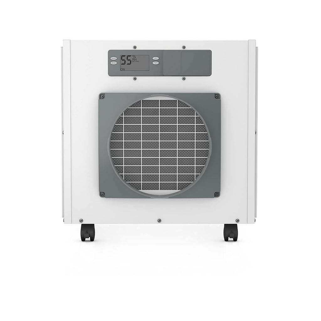 AprilAire E130C Pro 130-Pint Whole-House Dehumidifier with Castors, Energy Star Certified, Commercial-Grade for Basement, Crawlspace, or Whole House up to 7,200 sq. ft.