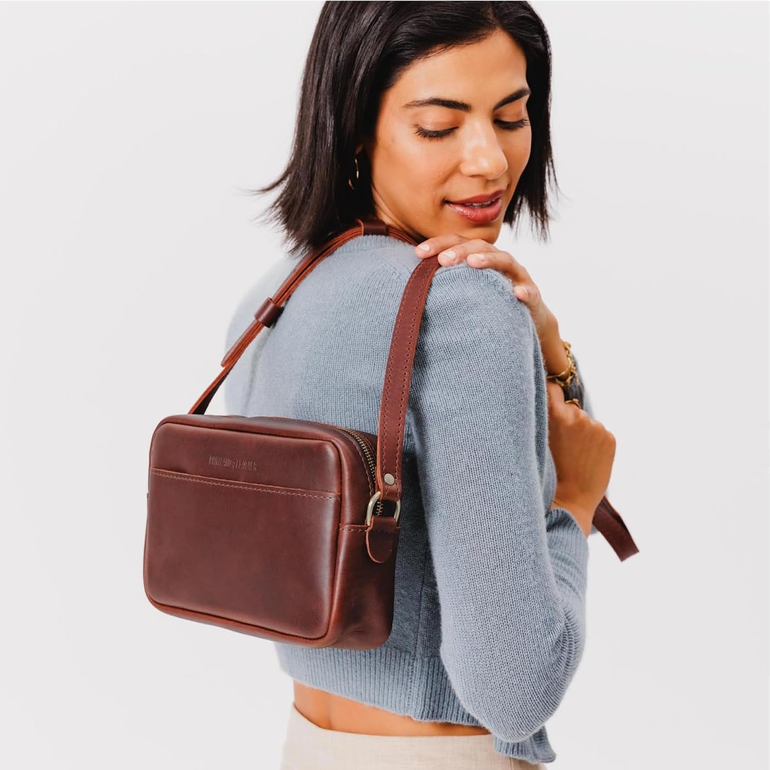 Portland Leather Goods Large Camera Bag Purse for Women – Handmade from the Finest Full-Grain Hides