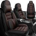 Car Seat Cover Fit for Ford Bronco Sport 2021-2025,Compatible Airbag Non-Slip Waterproof Seat Cover,Car Seat Protector Premium Interior (Luxury 2 Seats,Black Coffee)