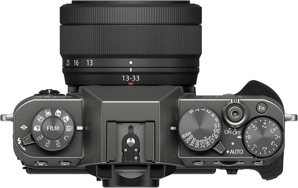 FUJIFILM X-T30 III Mirrorless Camera Body, with XC13-33mm Lens Kit, Charcoal Silver