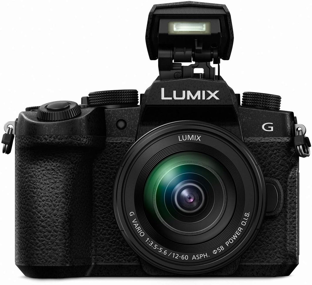 Panasonic LUMIX G95 20.3 Megapixel Mirrorless Camera, 12-60mm F3.5-5.6 Micro Four Thirds Lens, 5-Axis Dual I.S. 2, 4K 24p 30p Video, Pre-Installed V-Log L, 3' LCD Touchscreen - DC-G95MK (Black)