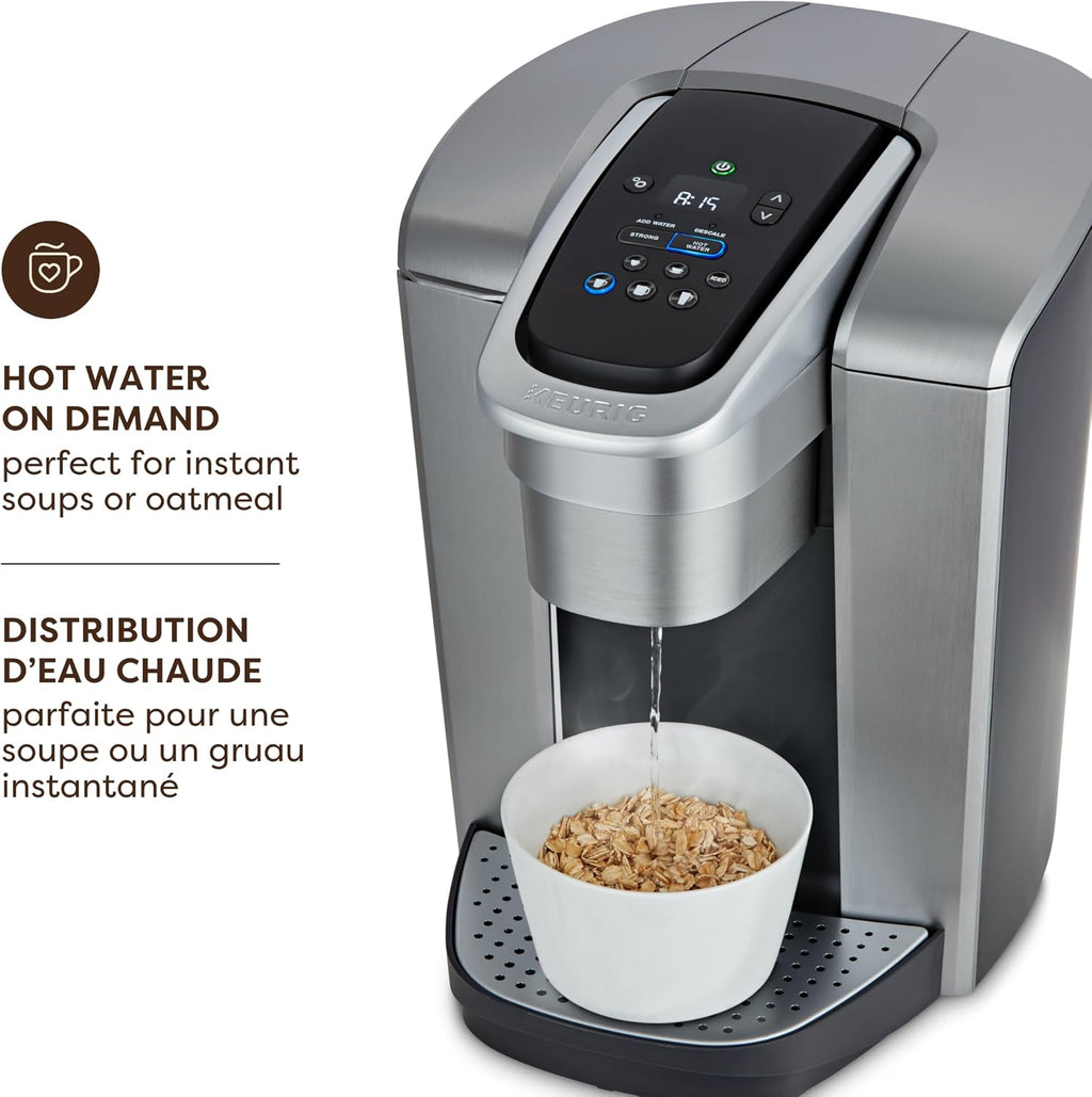 Keurig K-Elite Single Serve K-Cup Pod Programmable Coffeemaker (Brushed Silver)