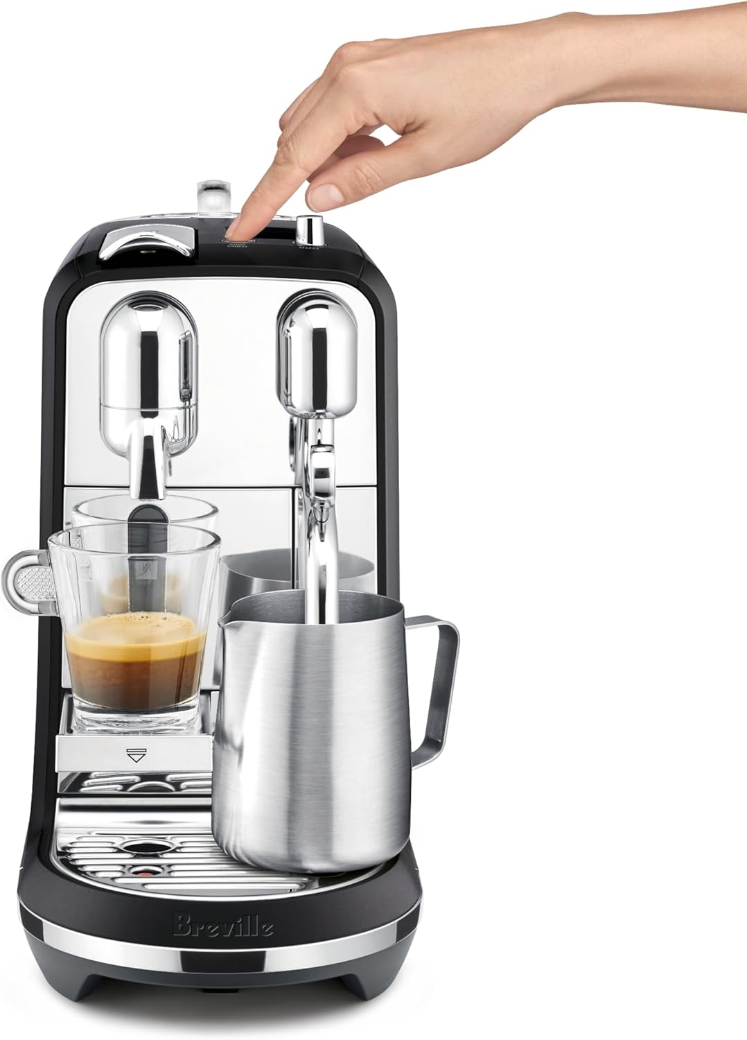 Nespresso Creatista Plus Espresso Machine by Breville, Black Truffle