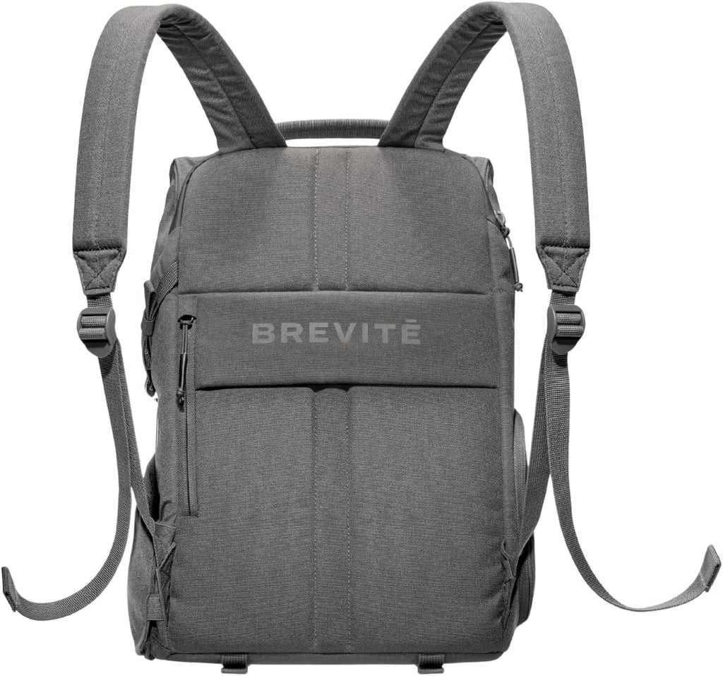 BREVITE - The Runner - Compact Camera Backpacks for Photographers - A Minimalist & Travel-friendly Photography Backpack Compatible With Both Laptop & DSLR Accessories 18L (Charcoal Gray)