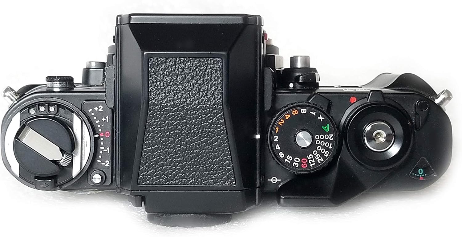 Nikon F3 with DE-2 viewfinder professional SLR film camera; body only, no lens