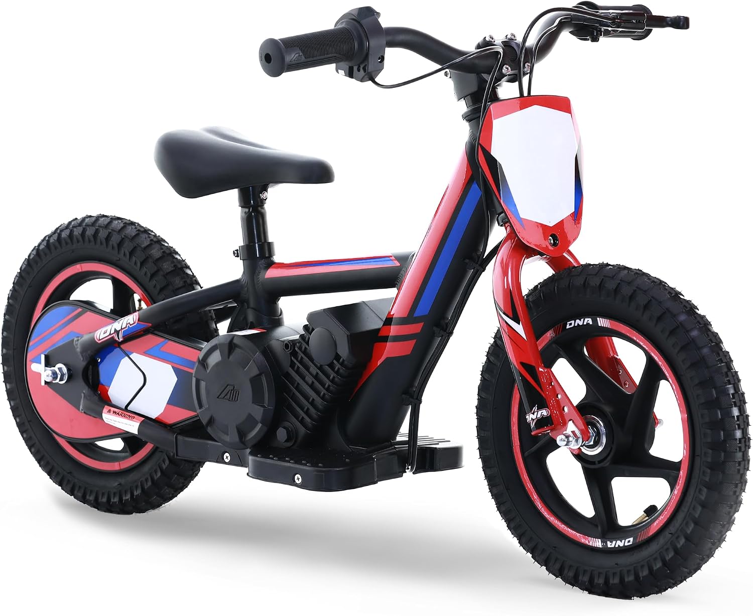 KOZRUNS Electric Dirt Bike for Kids 3-6, 170W Racing Experience Lightweight Motorcycle, New Aluminum Frame with 2 Power Modes, 24V Detachable Battery, 12 Inch Knobby Tires