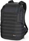 Lowepro ProTactic BP 450 AW 2 Pro 25L Comfortable Recycled and Solution-Dyed Fabrics Modular Backpack with CradleFit Pocket, All Weather Cover, and Utility Waist Belt (Black)