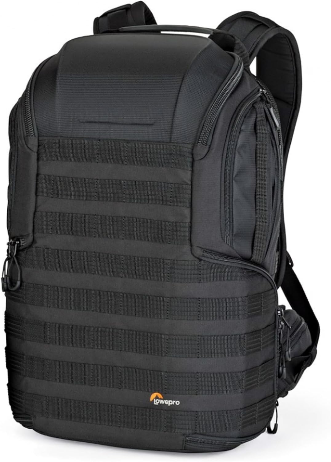 Lowepro ProTactic BP 450 AW 2 Pro 25L Comfortable Recycled and Solution-Dyed Fabrics Modular Backpack with CradleFit Pocket, All Weather Cover, and Utility Waist Belt (Black)