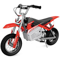 Razor MX350 Dirt Rocket Electric Bike for Kids Ages 8+, 140 lb Max Weight, Red – 24V Battery, Up to 14 Mph, 30-Min Ride Time on High Speed, Twist-Grip Throttle, Spoked Wheels w/ 12' Pneumatic Tires