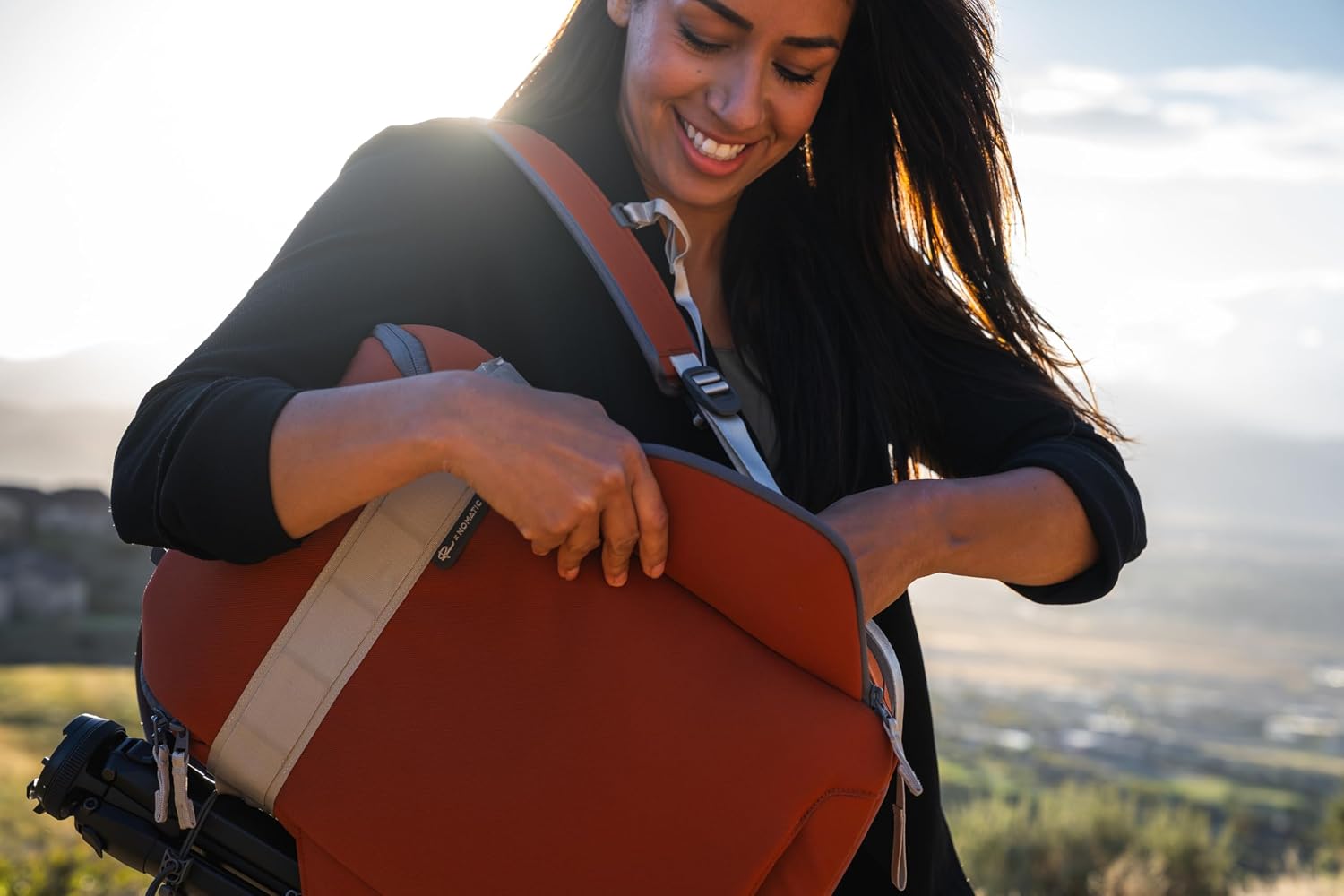 NOMATIC Luma Camera Pack 18L - Camera Backpack Designed by Peter McKinnon - Camera Bag for Photographers (Rust)