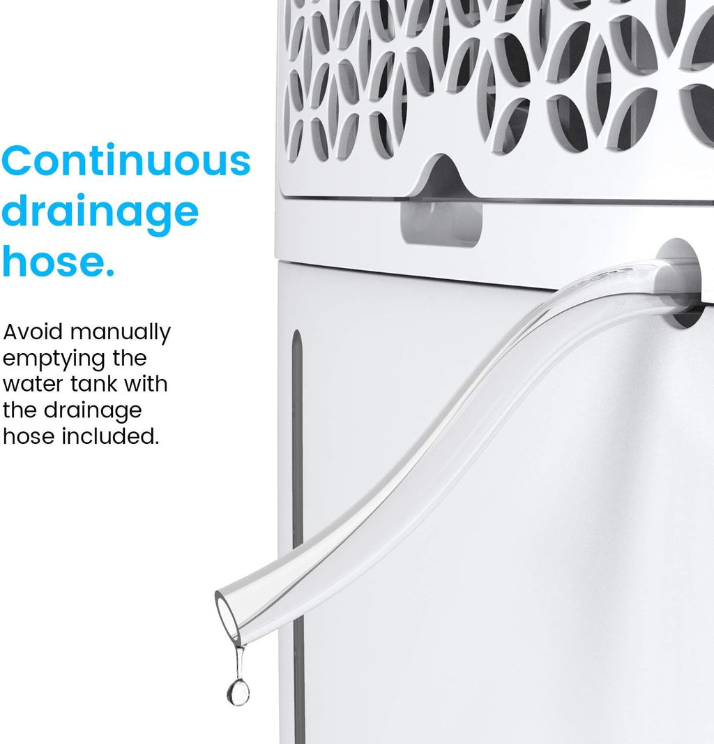 Pro Breeze 50 Pint Dehumidifier - 3,500 4,000 Sq Ft Dehumidifiers for Home Large Room Basements with Humidity Sensor, Auto Shut Off, Continuous Drainage Hose, Removes Moisture, Ideal for Basement