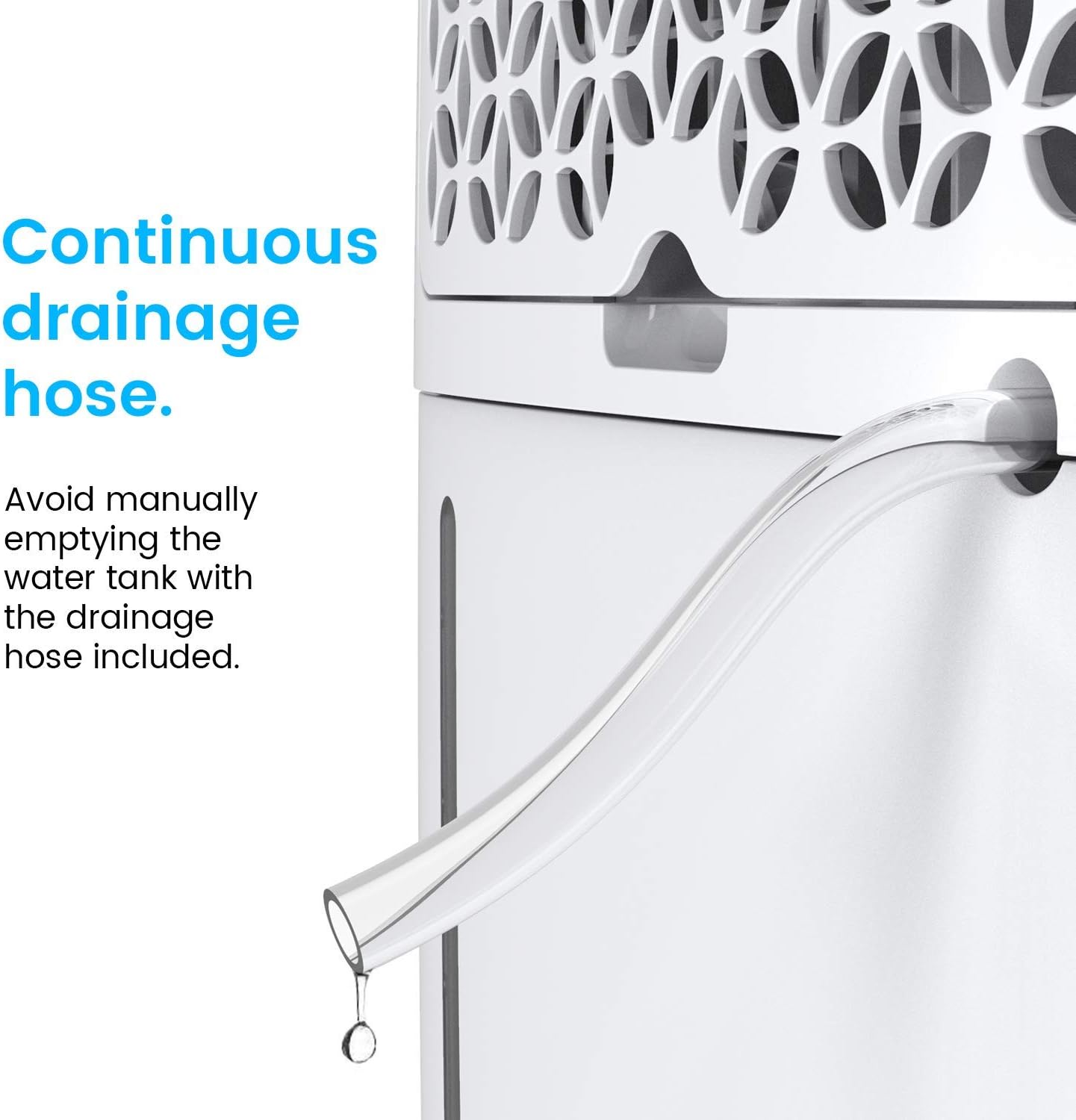Pro Breeze 50 Pint Dehumidifier - 3,500 4,000 Sq Ft Dehumidifiers for Home Large Room Basements with Humidity Sensor, Auto Shut Off, Continuous Drainage Hose, Removes Moisture, Ideal for Basement