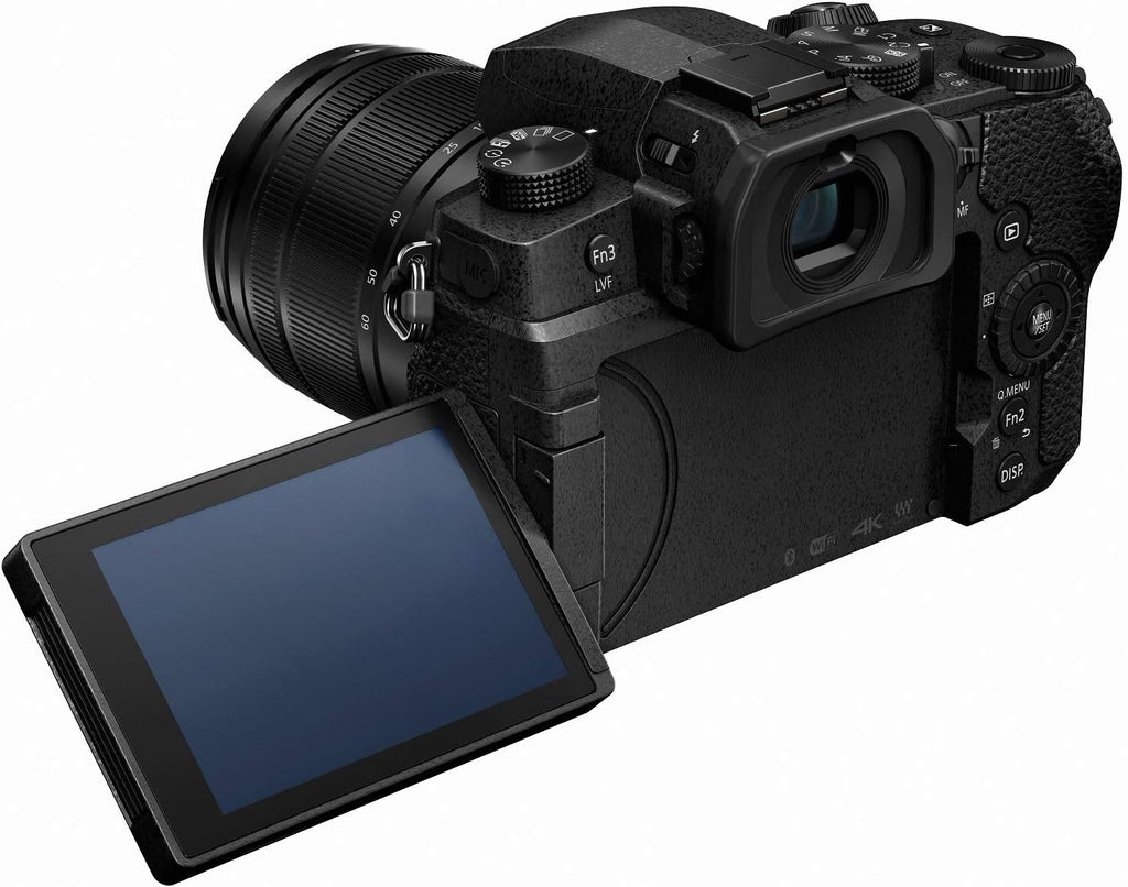 Panasonic LUMIX G95 20.3 Megapixel Mirrorless Camera, 12-60mm F3.5-5.6 Micro Four Thirds Lens, 5-Axis Dual I.S. 2, 4K 24p 30p Video, Pre-Installed V-Log L, 3' LCD Touchscreen - DC-G95MK (Black)
