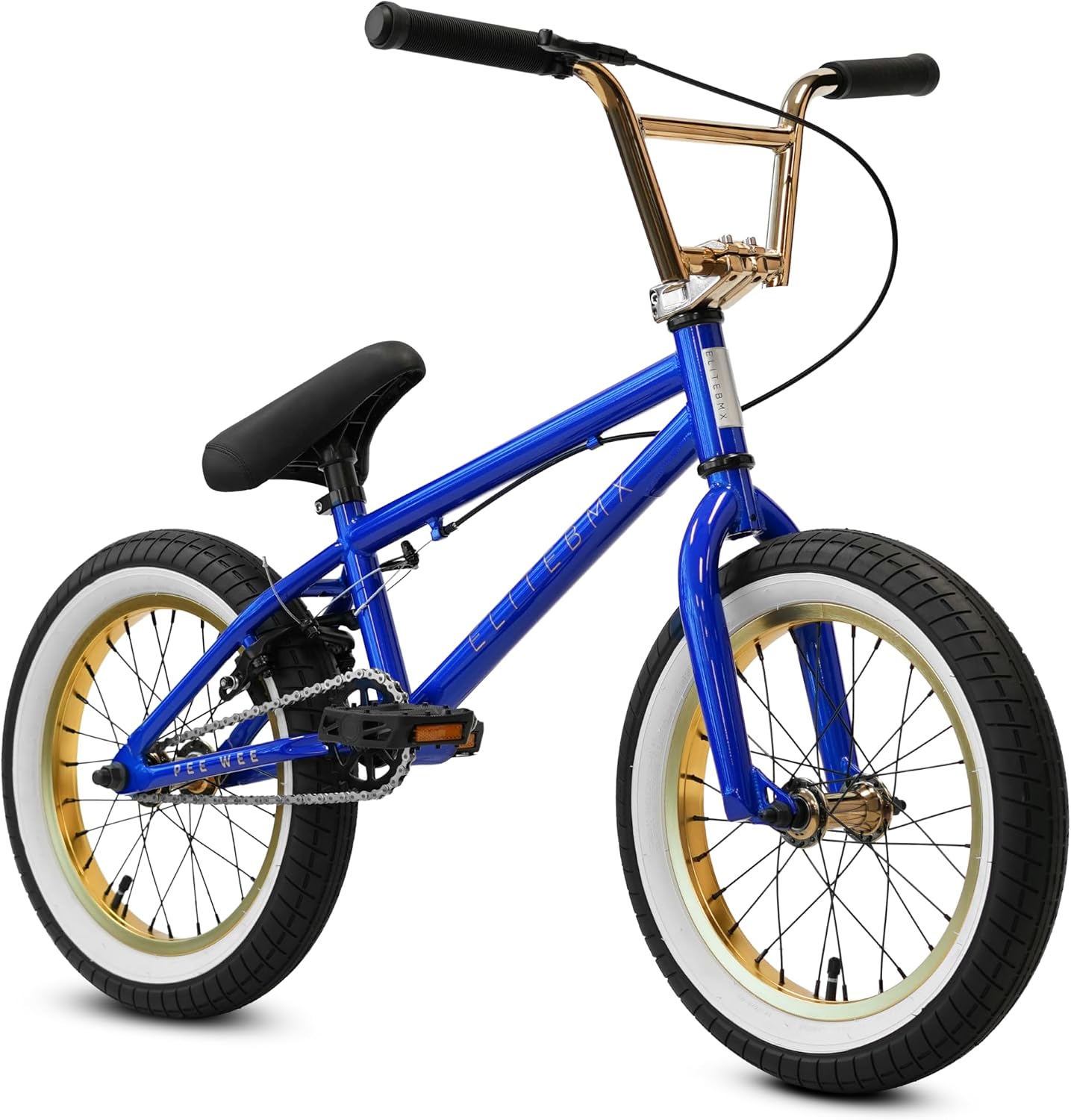 Elite BMX Stealth Freestyle Bike for Youth & Adults, Durable Steel Frame, Available in 16', 18', and 20' Sizes