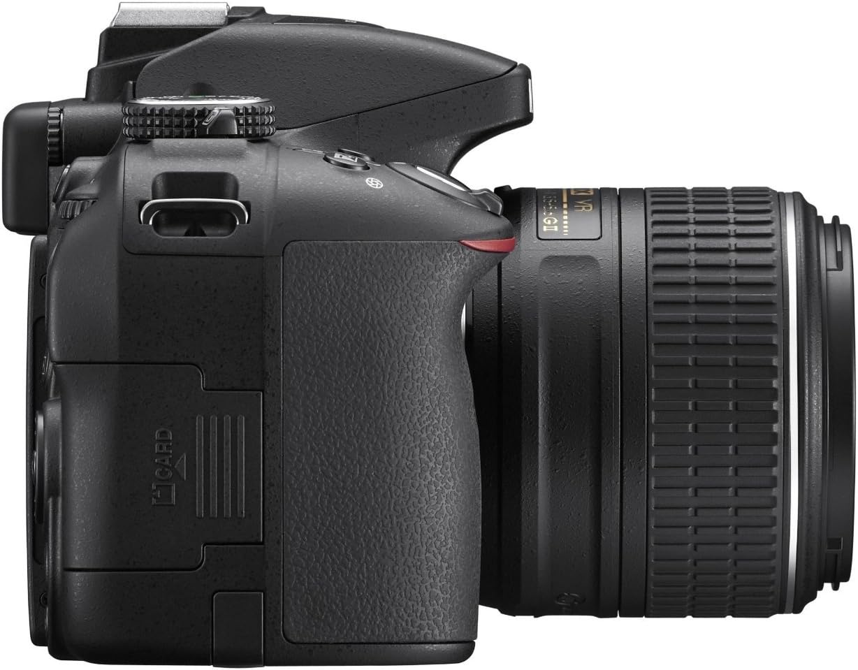 Nikon D5300 24.2 MP CMOS Digital SLR Camera with 18-55mm f/3.5-5.6G ED VR Auto Focus-S DX NIKKOR Zoom Lens (Black)
