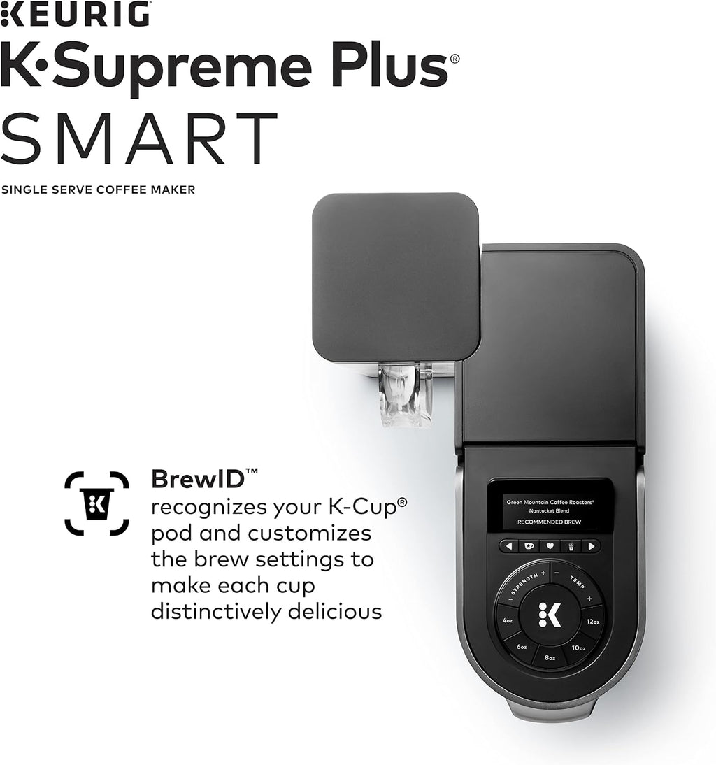 Keurig K-Supreme Plus SMART Single Serve Coffee Maker with Dunkin' Original Blend Medium Roast, 60 K-Cup Pods