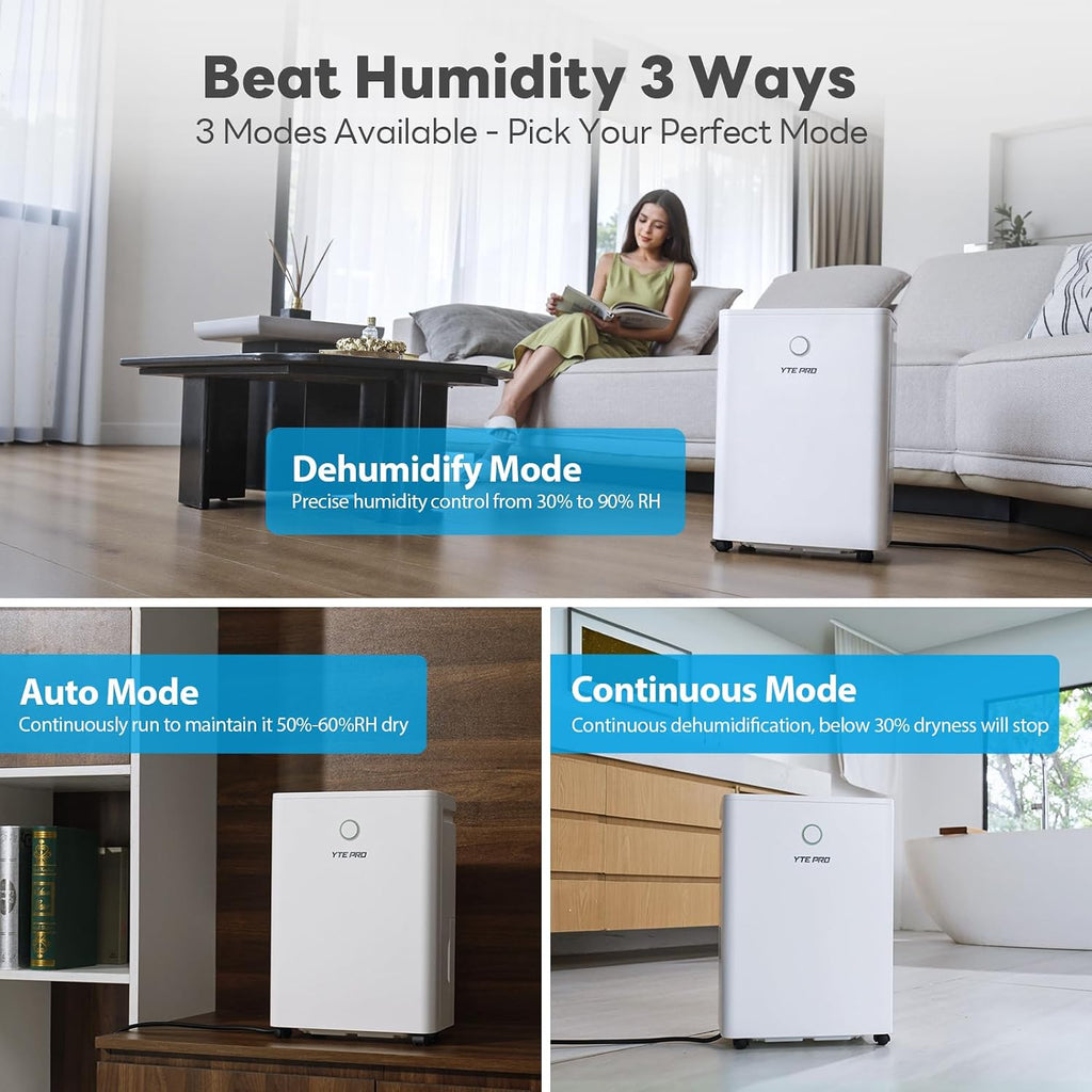 1500Sq.Ft Dehumidifier, 32Pint Dehumidifiers for Home
