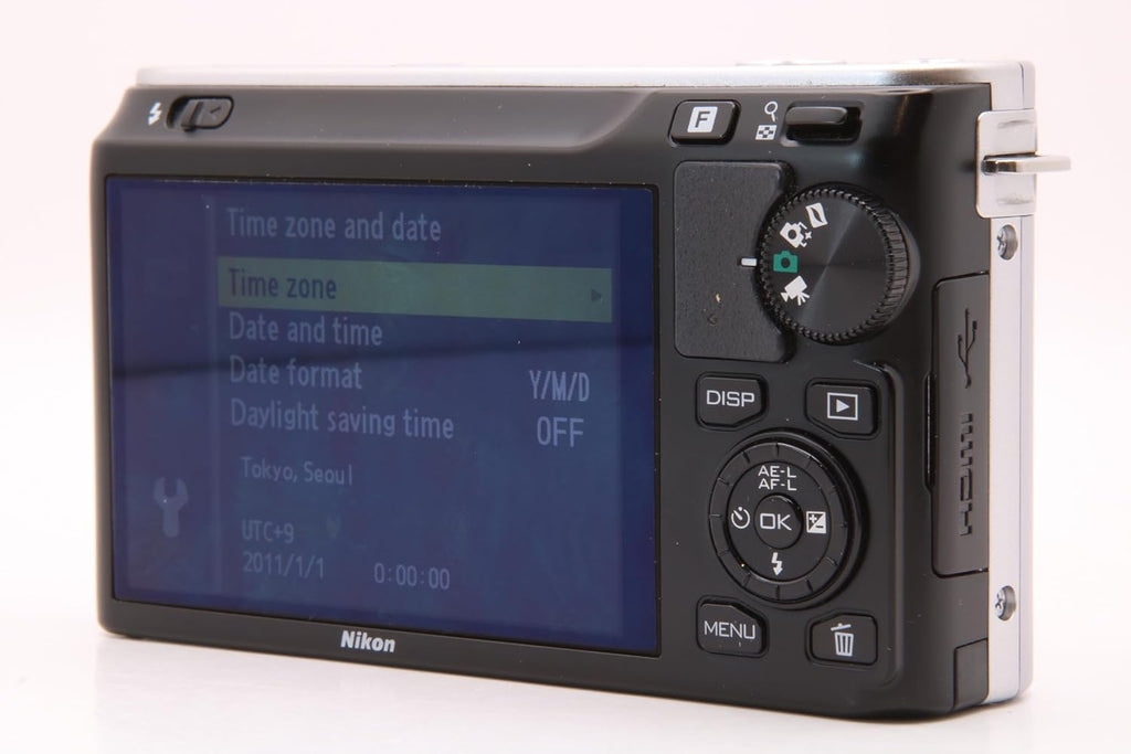 Nikon 1 J1 10.1 MP HD Digital Camera Body Only (Silver)