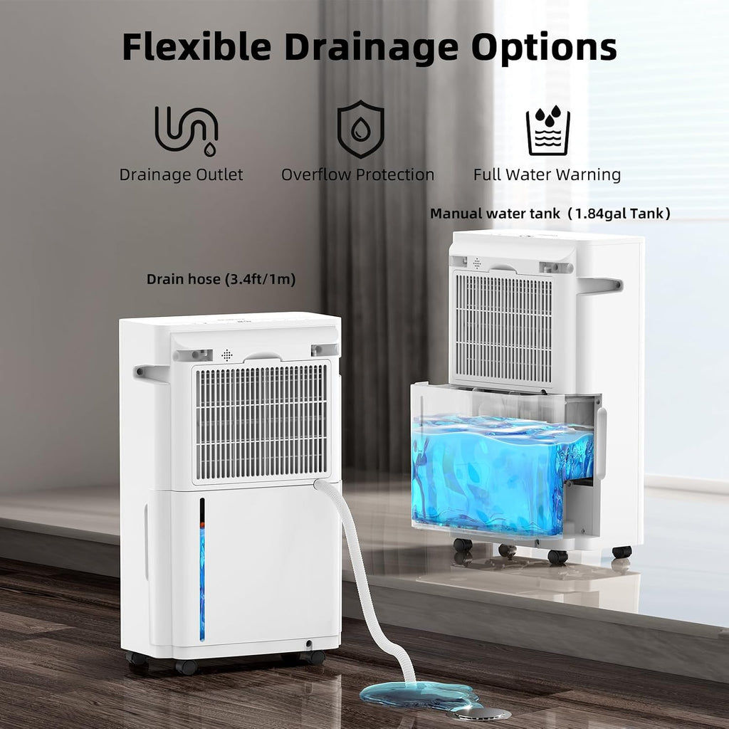 Dehumidifier for Basement, Bedroom, Home, Bathroom
