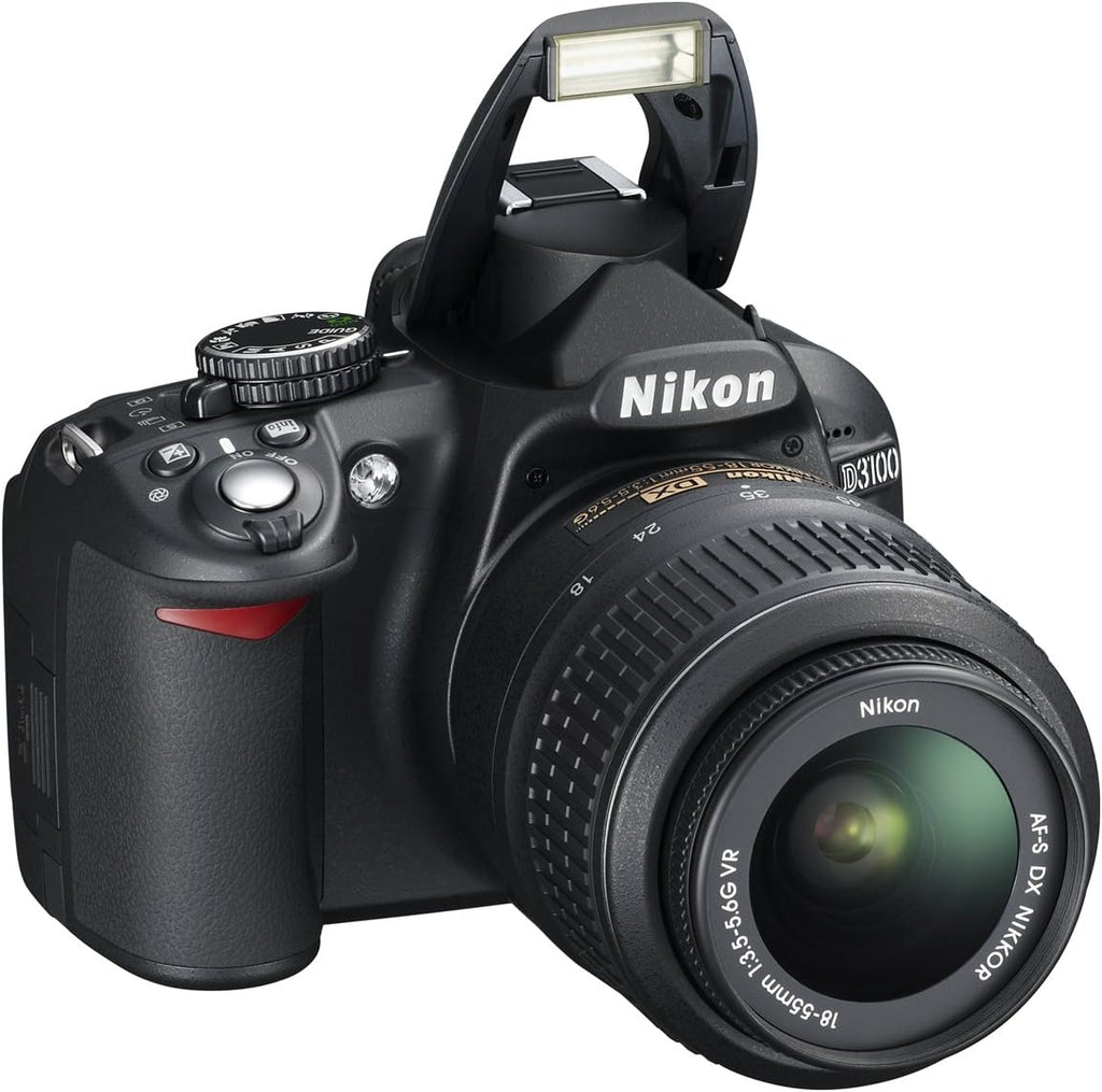 Nikon D3100 14.2MP DX-Format Digital SLR Camera Kit with 18-55mm f/3.5-5.6 VR Lens - (Black) [International Version]