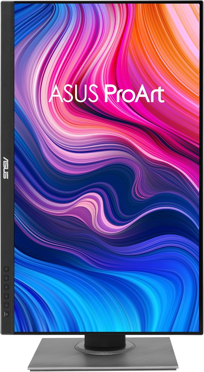 ASUS ProArt Display PA278QV 27' WQHD (2560 x 1440) Monitor, 100% sRGB/Rec. 709 ΔE < 2, IPS, DisplayPort HDMI DVI-D Mini DP, Calman Verified, Eye Care, Anti-Glare, Tilt Pivot Swivel Height Adjustable
