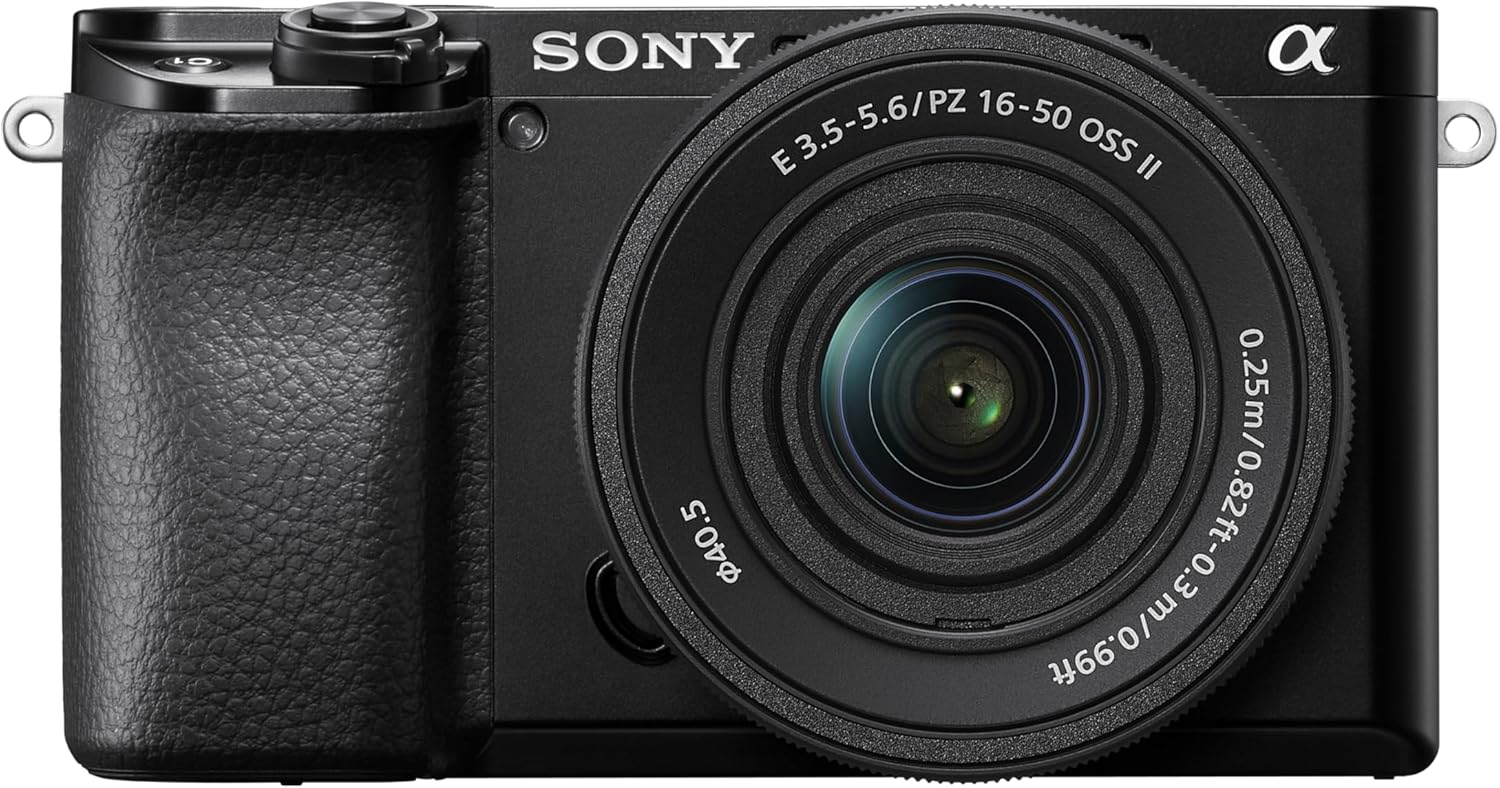 Sony ILCE6100KB Alpha 6100 Mirrorless 4K Video Camera with E PZ 16-50mm Lens - Black