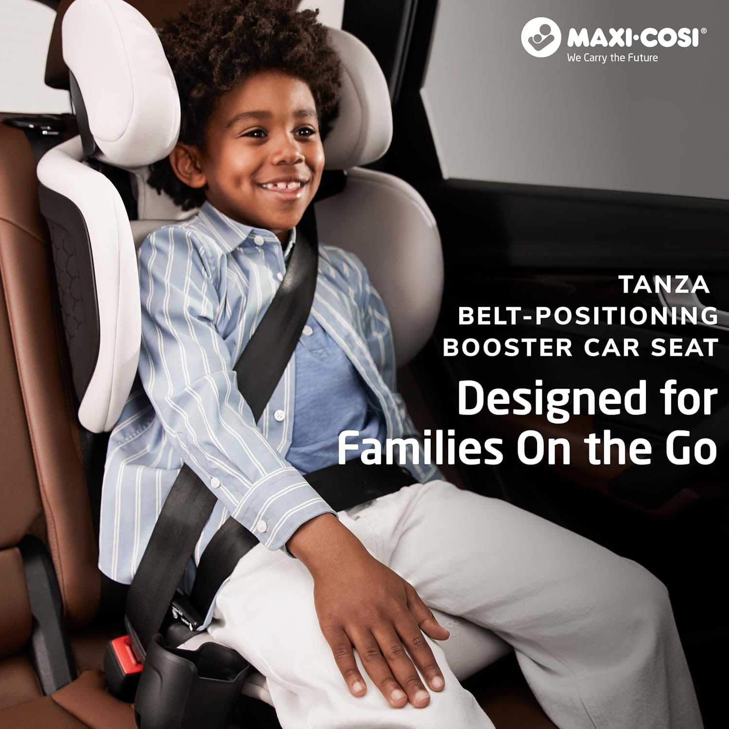 Maxi-Cosi Tanza Belt-Positioning Booster Car Seat, Sea Salt