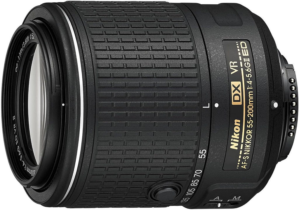 Nikon D3200 24.2 MP CMOS Digital SLR Camera with 18-55mm and 55-200mm VR DX NIKKOR Dual Zoom Lens Bundle (Certified Refurbished)