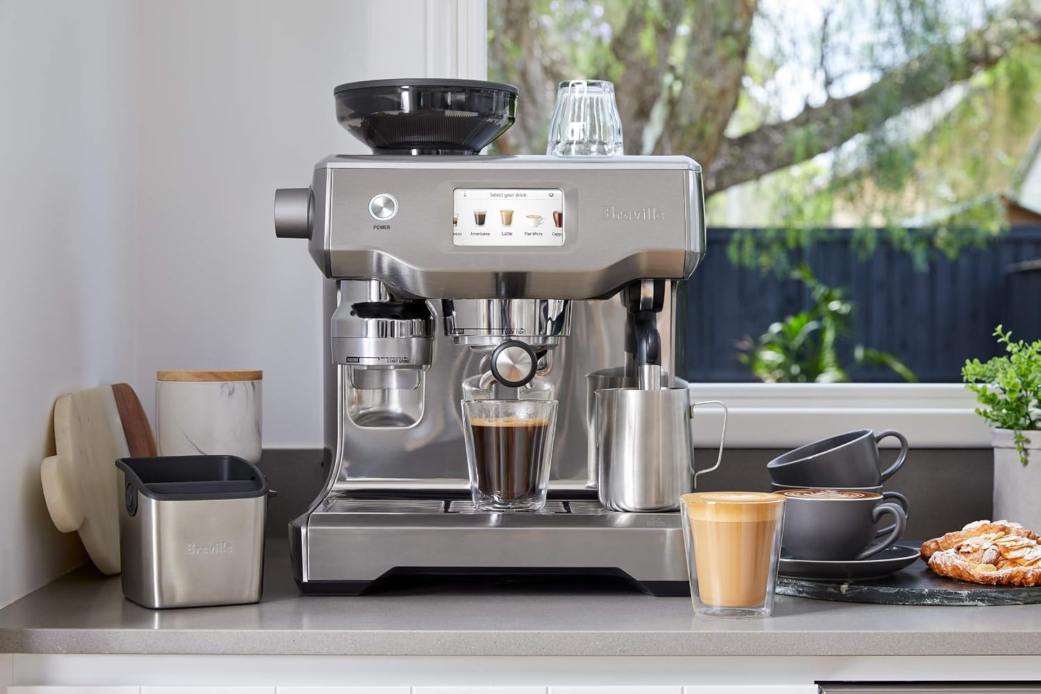Breville Oracle Touch Espresso Machine BES990BSS, Brushed Stainless Steel