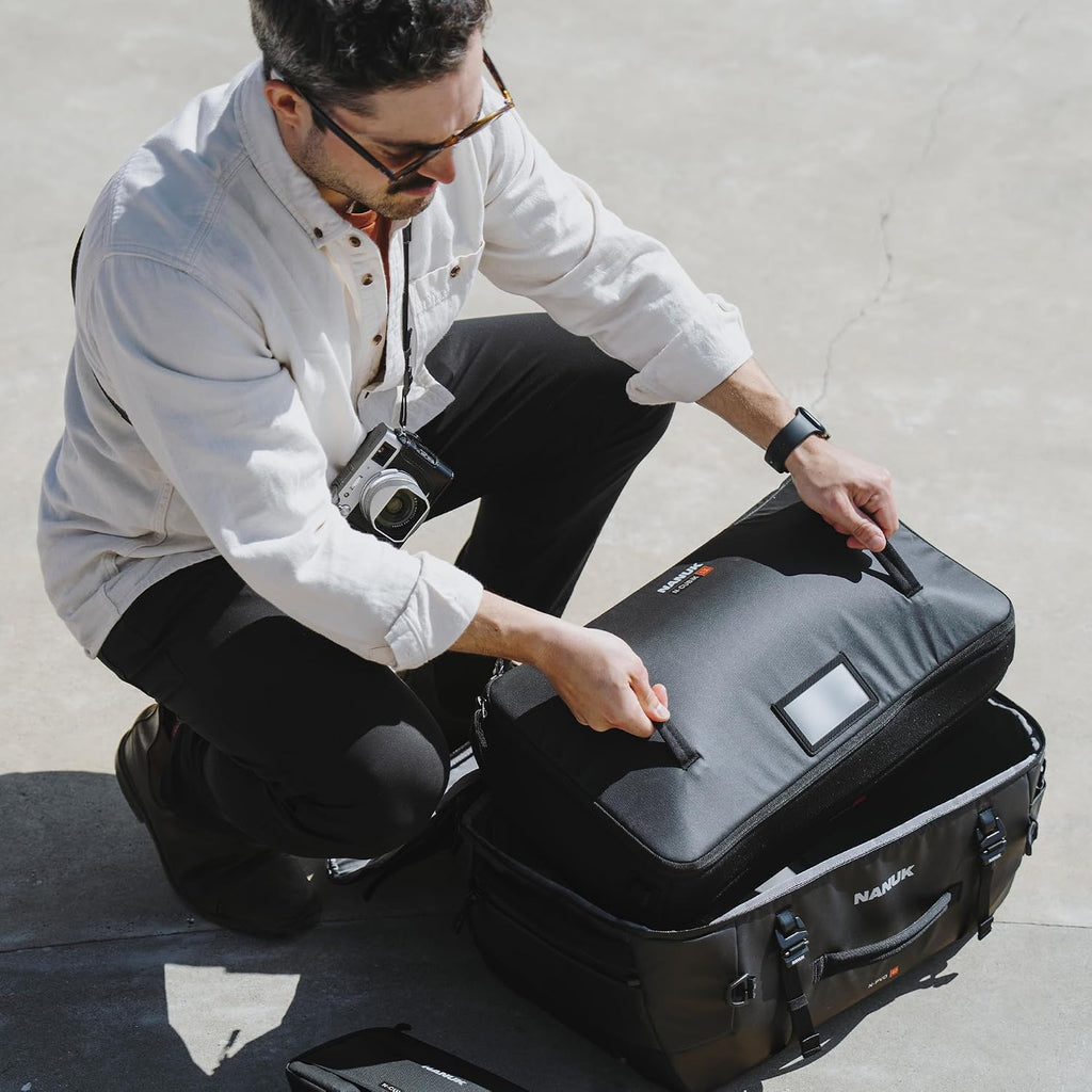 NANUK N-Cubik 17L Camera Bag Insert – Large Water-Resistant Cube – Shockproof Protective Camera Insert for Backpack – Perfect for Tech Gear & Accessories (11.4' x 13.3' x 6.6')