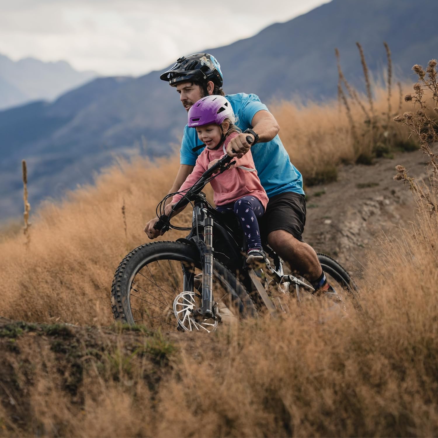 Kids Ride Shotgun - Child Bike Seats - Front Mounted, for Children Aged 2~5 Years, Fits Most Adult Modern Mountain Bikes, Adjustable for Comfort