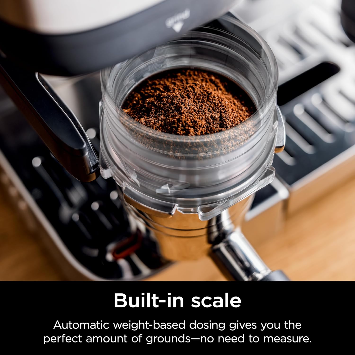 Ninja Luxe Café Essential Series, Espresso Machine and Drip Coffee Maker, Integrated Grinder, Assisted Tamper, Hands-Free Frother, for Cappuccinos and Lattes, Dairy or Non-Dairy. ES501C