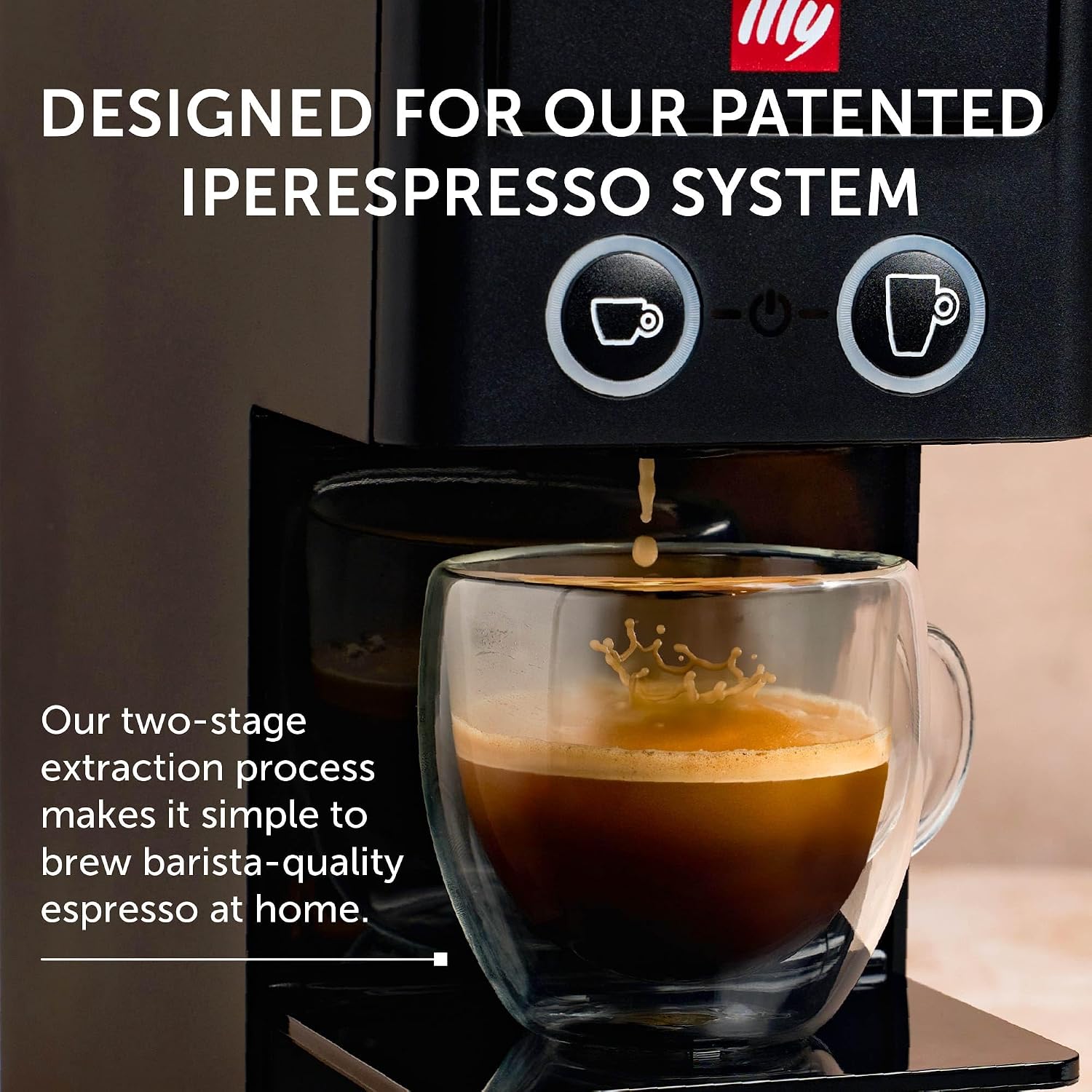 illy Coffee IperEspresso Capsules, Intenso Dark Roast Coffee Pods, 100% Arabica, Premium Italian Blend, 18 Count, 6 Pack