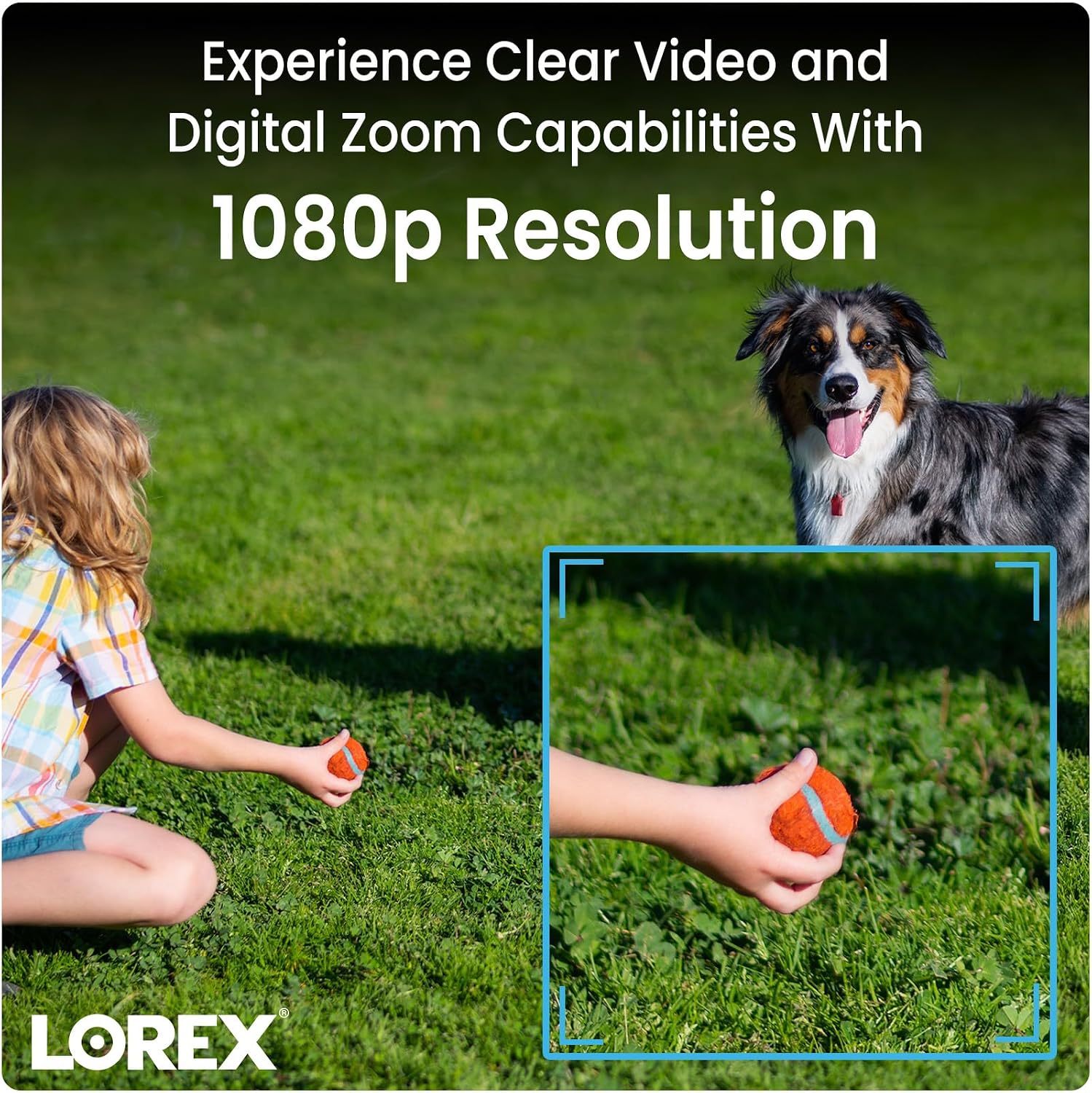 Lorex 1080p Wired White 4000 Lumens Floodlight Camera | 32GB MicroSD Card Included | No Monthly Fee | IR Night Vision | Motion Detection | 2-Way Talk | Siren | IP 65 Weatherproof