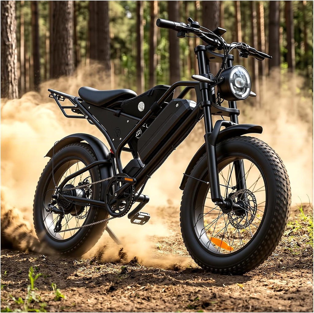 Electric Bike for Adults, 20' 24' 26' 1000W 1500W 2000W Peak Motor, 48V 36V 10AH 13AH Ebike, 30-45Miles 22-25MPH Electric Bicycles, 7-Speed ebikes for Adults