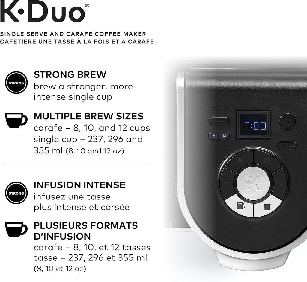 K-Duo Single Serve and Carafe Coffee Maker