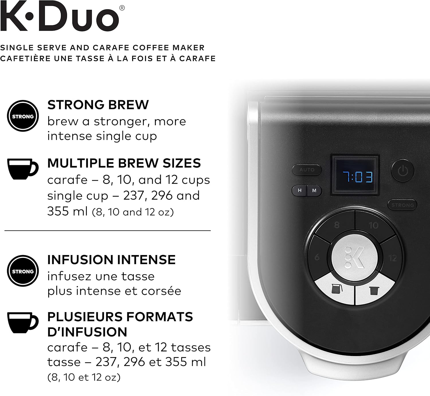 K-Duo Single Serve and Carafe Coffee Maker