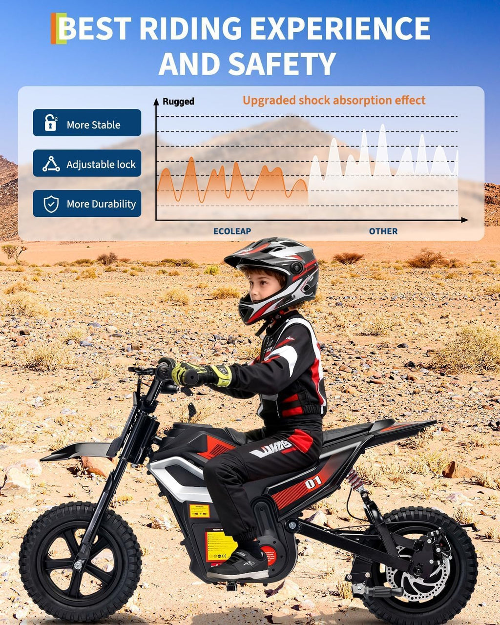 GarveeLife Electric Dirt Bike for Teens, 12' Fat Tire 350W Electric Motorcycle with 24V Battery, 14MPH Top Speed, 130 LBS Max Load, Mini Dirtbike for Kids, Mountain Off-Road Bike Fit Age 10+