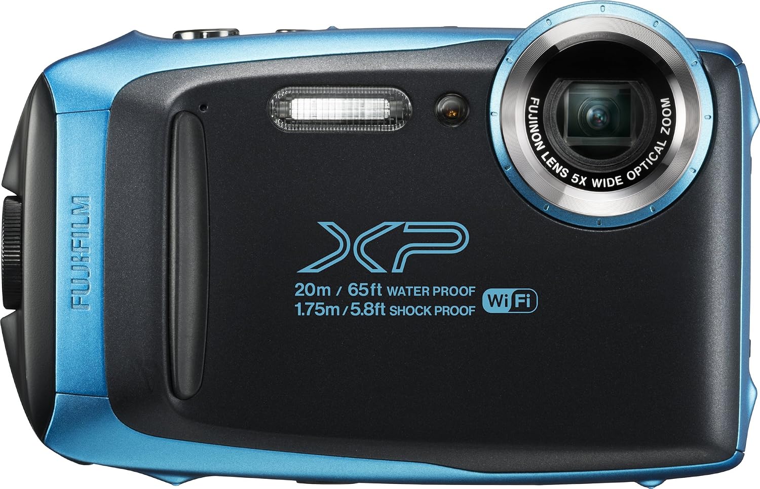 Fujifilm FinePix XP130 Waterproof Digital Camera w/16GB SD Card - Sky Blue
