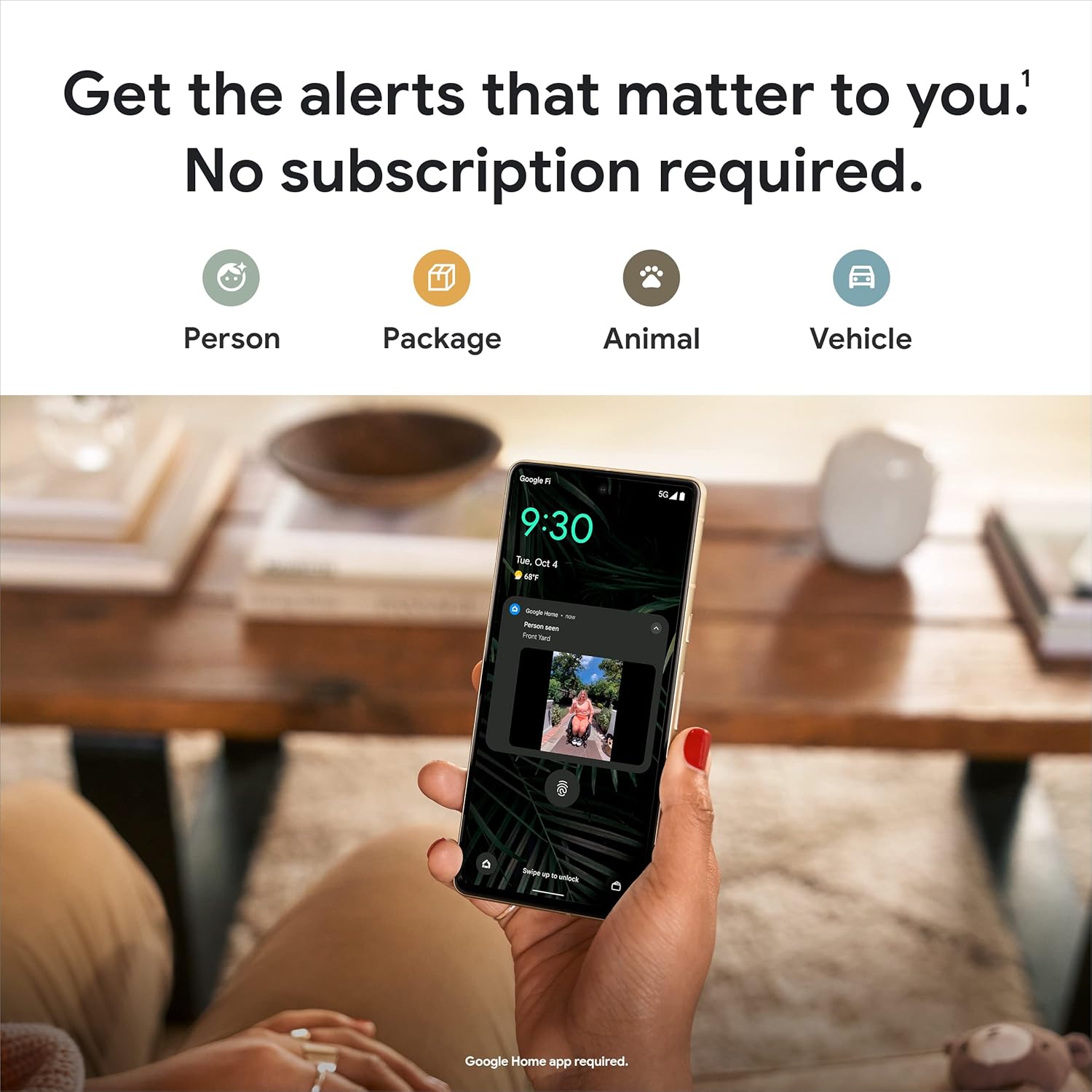 Google Nest Doorbell (Wired, 2nd Gen) - Wired Video Doorbell Camera - Doorbell Security Camera - Snow