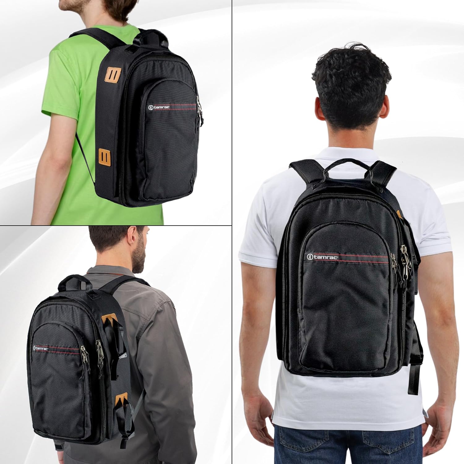 Tamrac Pasadena Camera Backpack for Photographers, DSLR Camera Bag with Laptop Compartment, Professional Photography Backpack, Camera Bag with Tripod Holder System, Travel Camera Carrying Case – Black