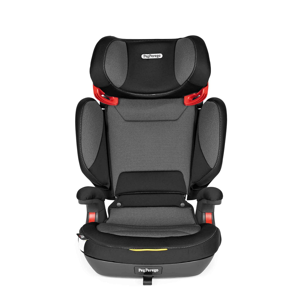 Peg Perego Viaggio Shuttle Plus 120 - Booster Car Seat - for Children from 40 to 120 lbs - Made in Italy - Crystal Black (Black)