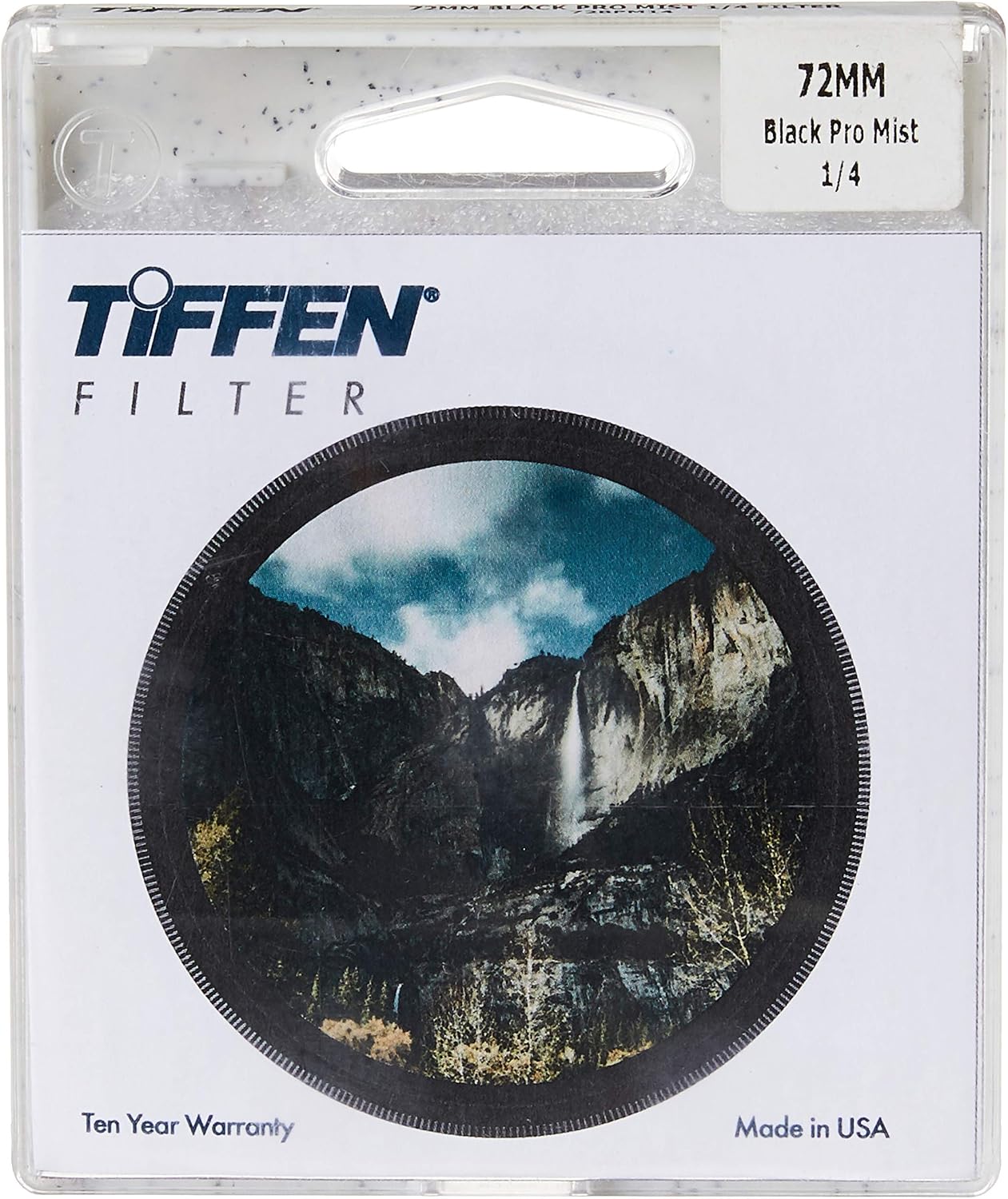 Tiffen 72mm Black Pro-Mist 1/4 Filter|Black Pro-Mist Filter|Ultra Slim|Cinematic Effect Camera for Portrait Photography/Video/Vlog