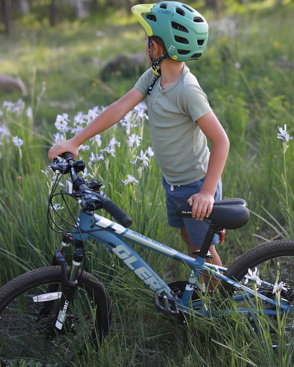 Glerc 20 24 Inch Kids Bike, Kids Mountain Bike for Boys and Girls Ages 6-15, 21-Speed Skyline Bicycle with Front Suspension and Disc Brakes, Multiple Colors