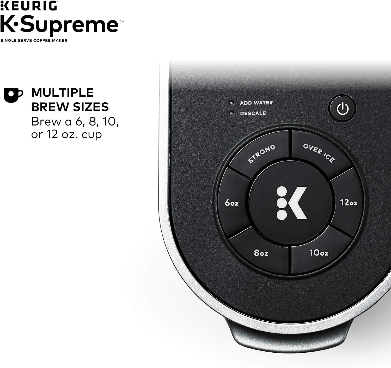Keurig K-Supreme Single Serve Coffee Maker with Dunkin' Original Blend Medium Roast, 60 K-Cup Pods
