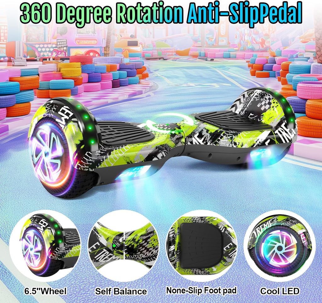 Scooter Seat Attachment, Scooter with Go Kart for Kids Boys Girls Adults, LED Lights, Bluetooth(Include Go-Kart)