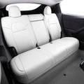 Custom Fit for Tesla Model Y 7 Seater Version The First and Second Row Synthetic Lichi Leather Car Seat Cover Cushion for 2020 2021 2022 2023 2024 Customized(7 Seat Version Your Color)