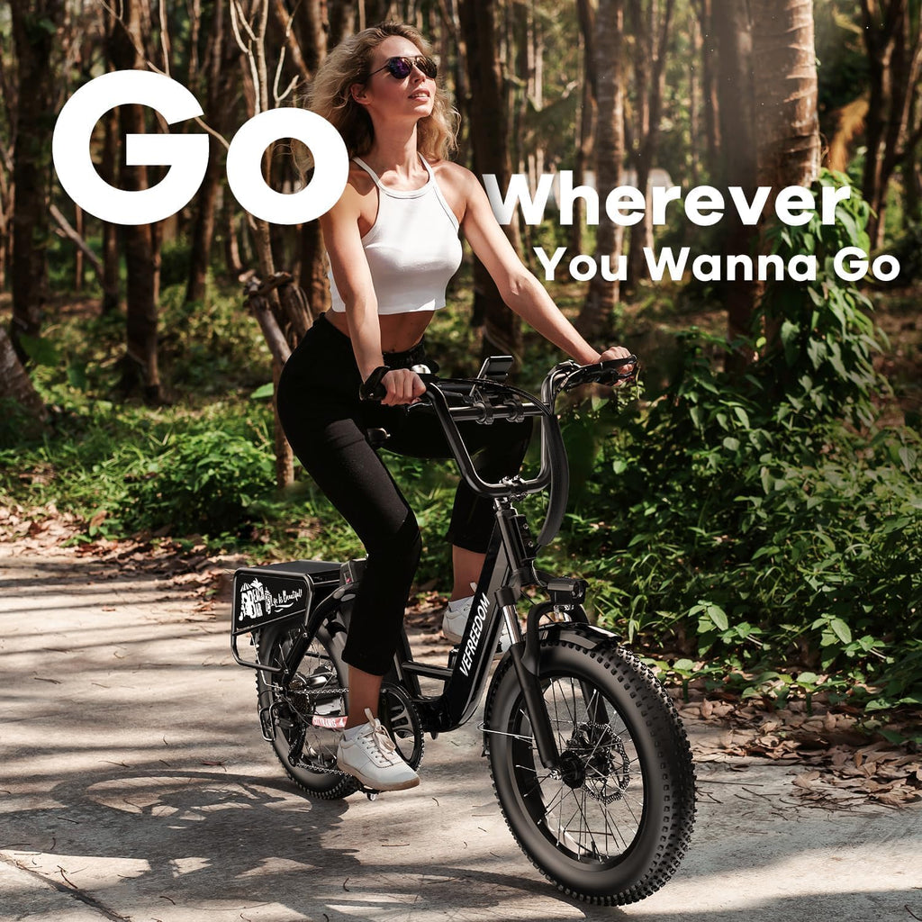 EUY Electric Bike for Adults with Peak 1500W Motor, 48V 20Ah Removable Battery Fast Ebike,Max 70Miles,20' x4.0 Fat Tire Commuting Electric Mountain Bike,7-Speed, Step-Thru Bicycle